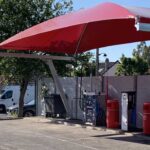 Station de gonflage des pneumatiques